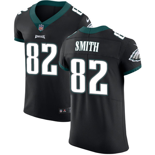 Nike Eagles #82 Torrey Smith Black Alternate Men's Stitched NFL Vapor Untouchable Elite Jersey